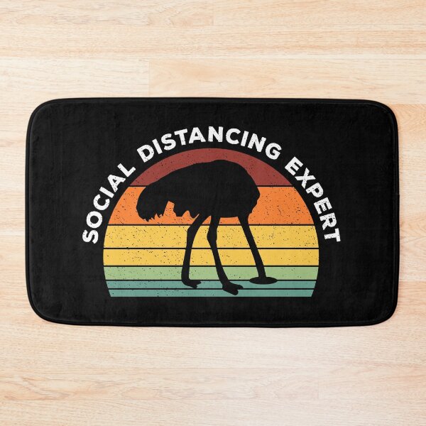 Item preview, Social Distancing Expert Ostrich designed and sold by d247.