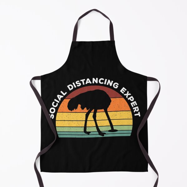 Item preview, Social Distancing Expert Ostrich designed and sold by d247.