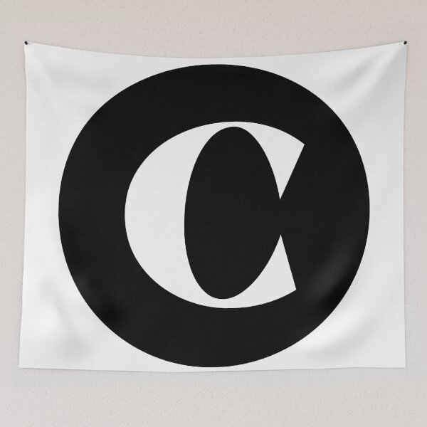 Item preview, C (Letter Initial Monogram)  designed and sold by Texterns.