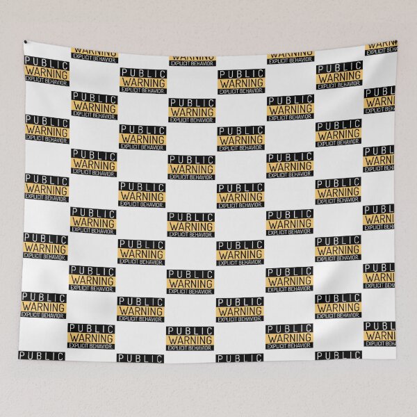 Item preview, Warning - Explicit Behavior designed and sold by LidaRayArt.