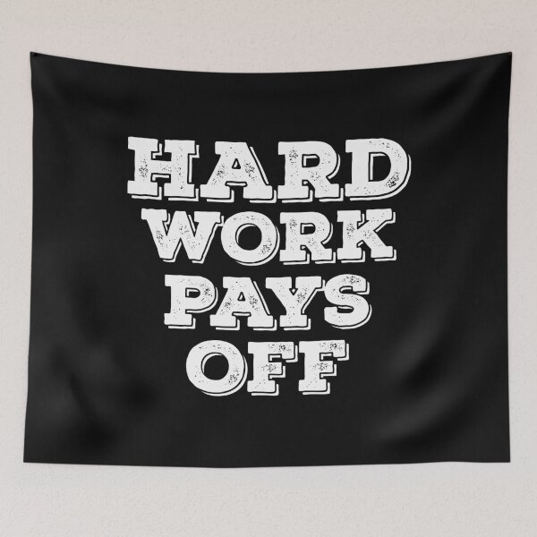 Item preview, HARD WORK PAYS OFF HWPO MOTIVATIONAL HUSTLER GOAL GETTER T-SHIRT designed and sold by bigerdan.