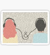 eleanor and park Sticker