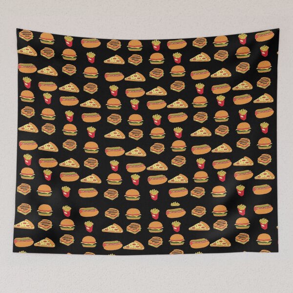Item preview, Fast Food Pattern designed and sold by SaamyaTyagi.