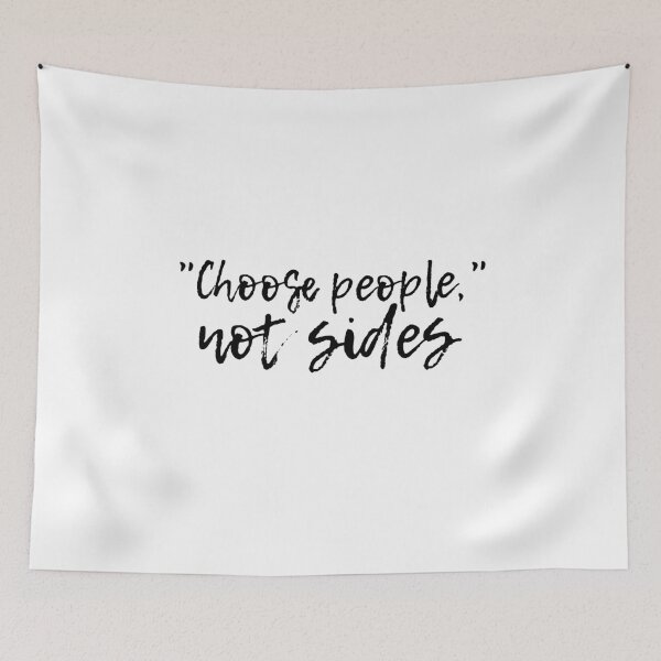 Item preview, Ranboo "Choose People, Not Sides" (Dream SMP) designed and sold by artsydoodles.