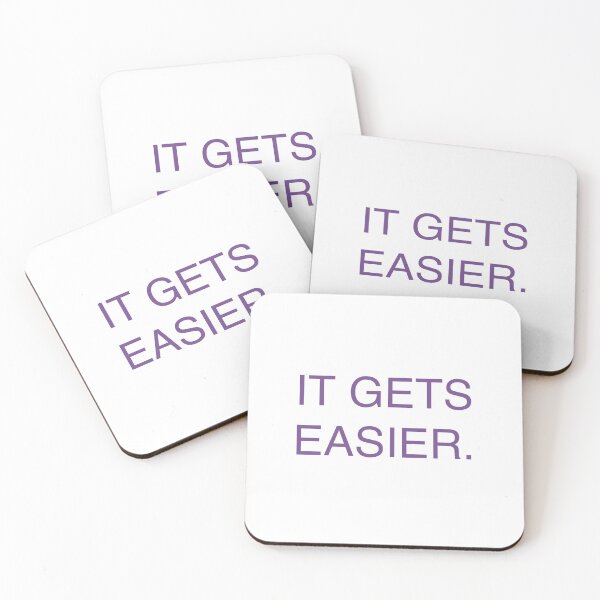 Item preview, It gets easier. designed and sold by despair-.