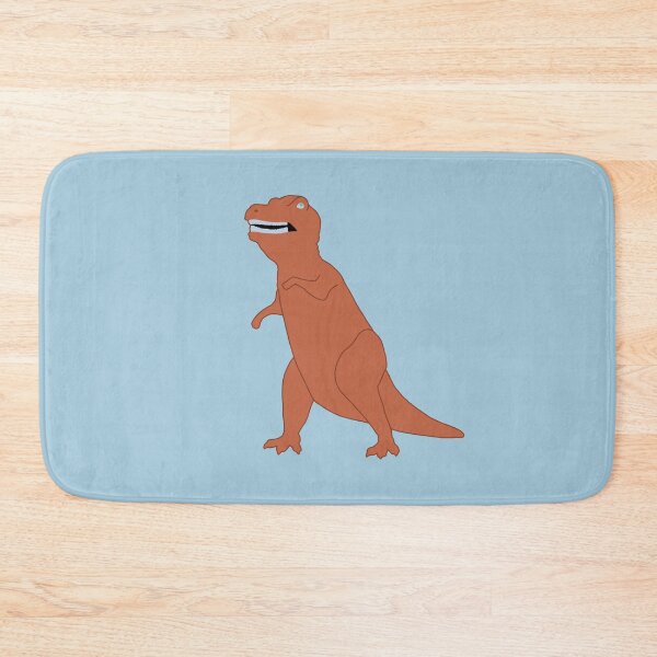 Item preview, Orange Roadside Dino designed and sold by PlumAdorable.