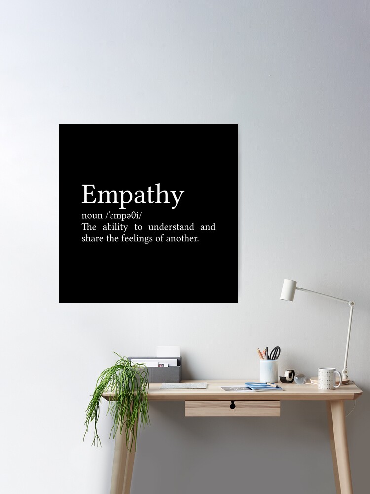 Empathy Definition Art Print for Sale by Jamila Benito