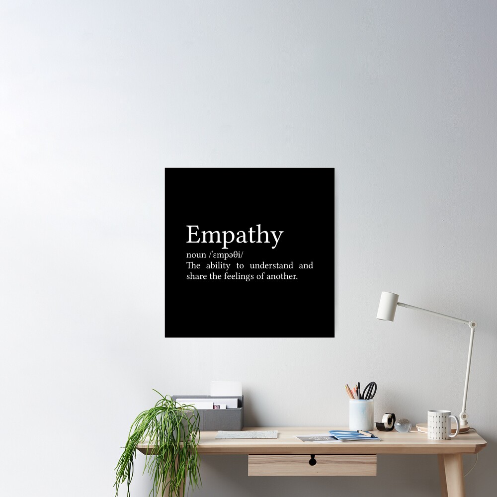 Empathy Definition Art Print for Sale by Jamila Benito