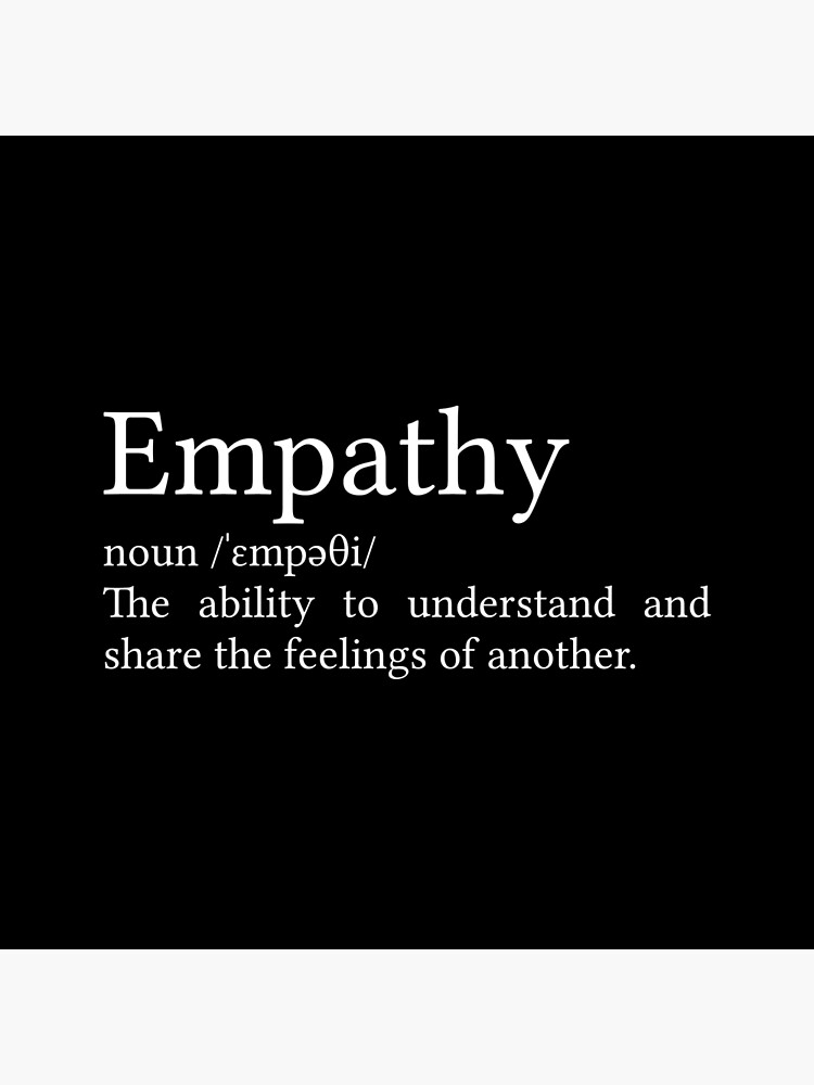 Empathy Definition Art Print for Sale by Jamila Benito