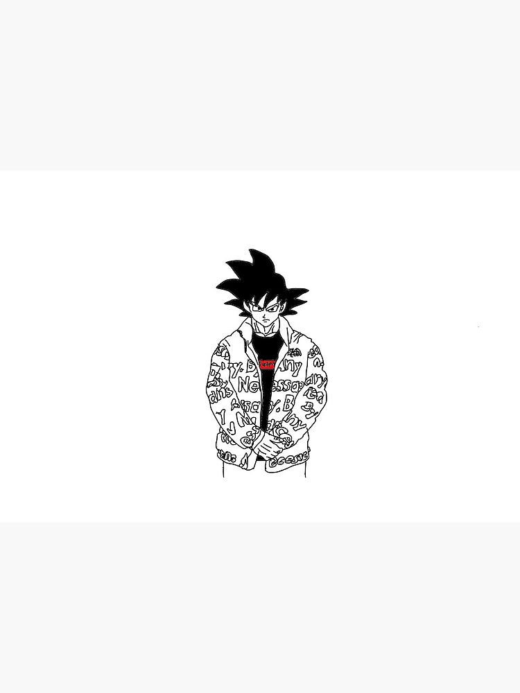 shittily drawn drip goku Art Board Print for Sale by ChotickZ