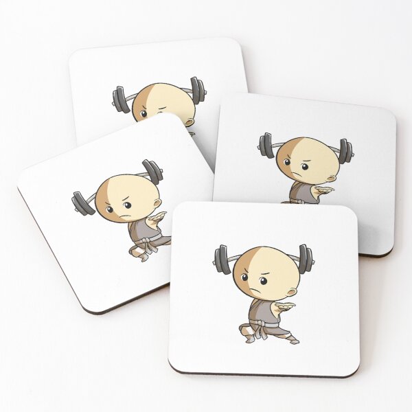 Item preview, Cute Chibi Baby Waston Barbell strength training Posing designed and sold by cutebabymissi0n.
