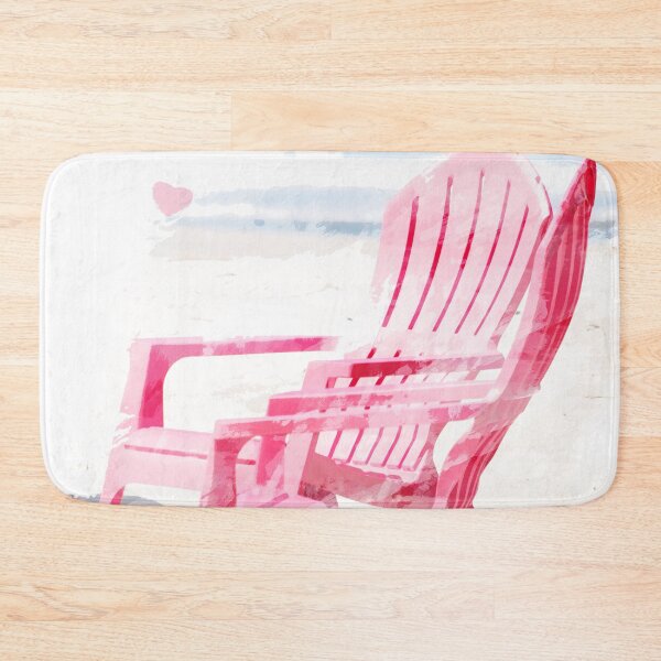 Item preview, Meet Me at the Beach Chairs on Sunny Coastal Seashore Artistic Rendering designed and sold by nancyjcreates.
