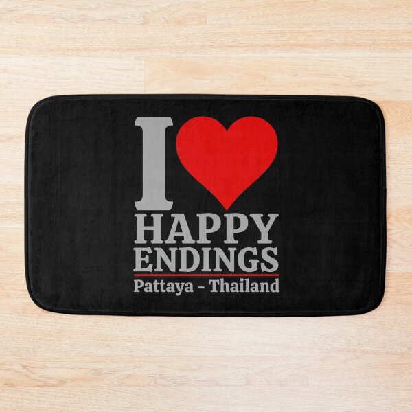 Item preview, I Love Happy Endings - Pattaya - Thailand designed and sold by Scubaloppy.