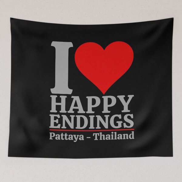 Item preview, I Love Happy Endings - Pattaya - Thailand designed and sold by Scubaloppy.