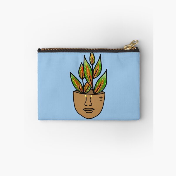 Item preview, PlantLover, Croton Petra, Plant Person With Face Tattoos, Blue designed and sold by 10pmCreations.