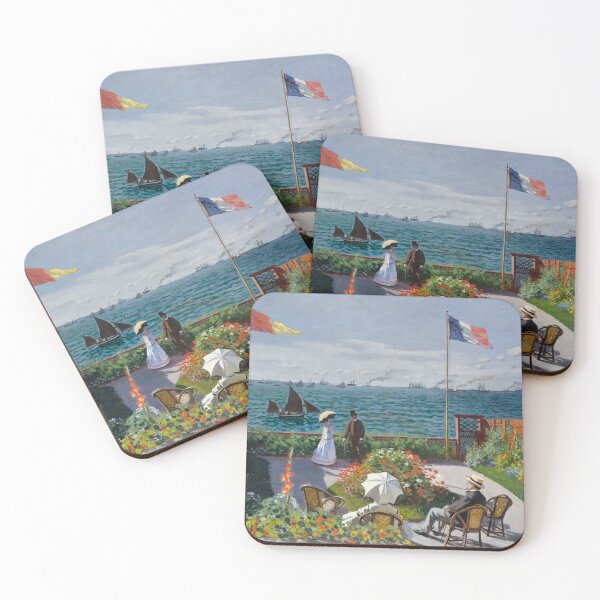 Item preview, Claude Monet Garden at Sainte-Adresse designed and sold by moonlightglo.
