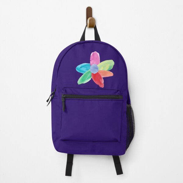 Item preview, Colorful brush stroked flower head designed and sold by Jessica Duncan.