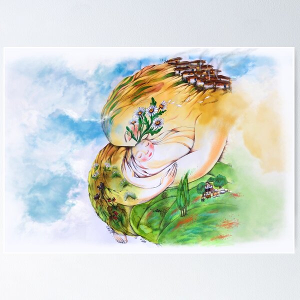 Item preview, Nature mother  designed and sold by art-pomegranate.