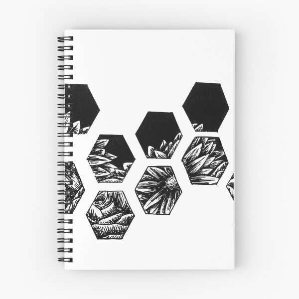 Aperçu de l'œuvre Fleurs d'hexagone au miel créée et vendue par Erinhoffmann.