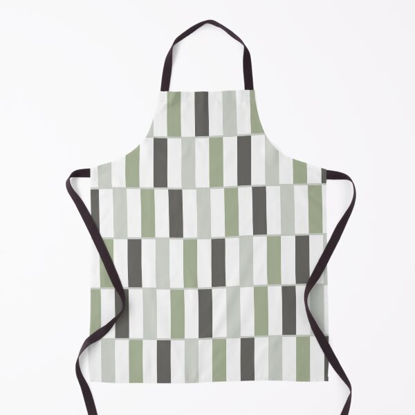 Item preview, Long Blocks Sage Green and White Geometric Pattern designed and sold by kierkegaard.