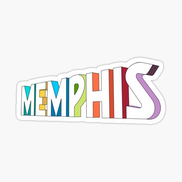 Item preview, Memphis rainbow designed and sold by emfseal.