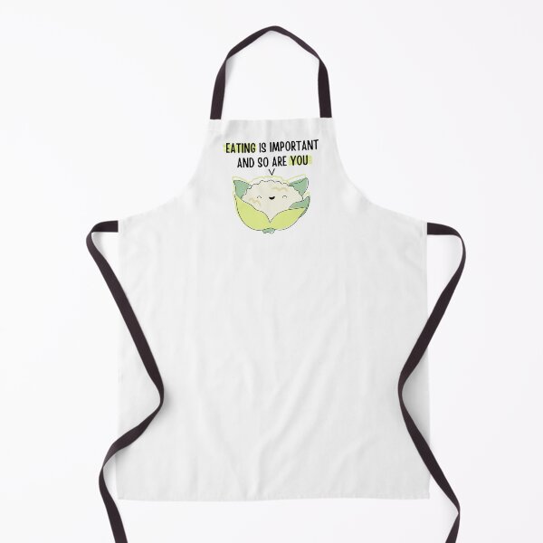 Item preview, Cute Cauliflower Eating is Important designed and sold by ThoughtJumble.