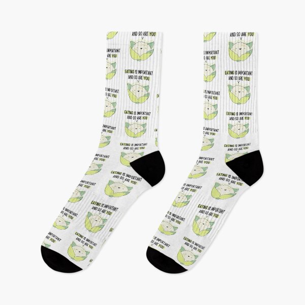 Item preview, Cute Cauliflower Eating is Important  designed and sold by ThoughtJumble.