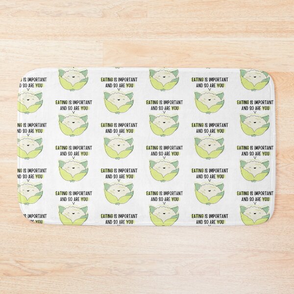 Item preview, Cute Cauliflower Eating is Important  designed and sold by ThoughtJumble.