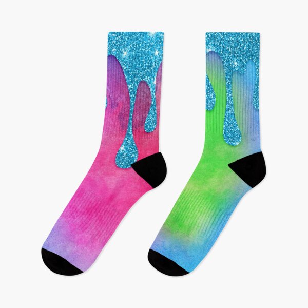 Item preview, Dripping Glitter Rainbow Watercolor Abstract designed and sold by WOW TeesAndThings.