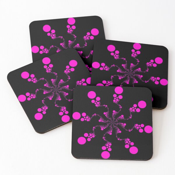 Item preview, Hot Neon Pink Zig Zag Kaleidoscope designed and sold by that5280lady.