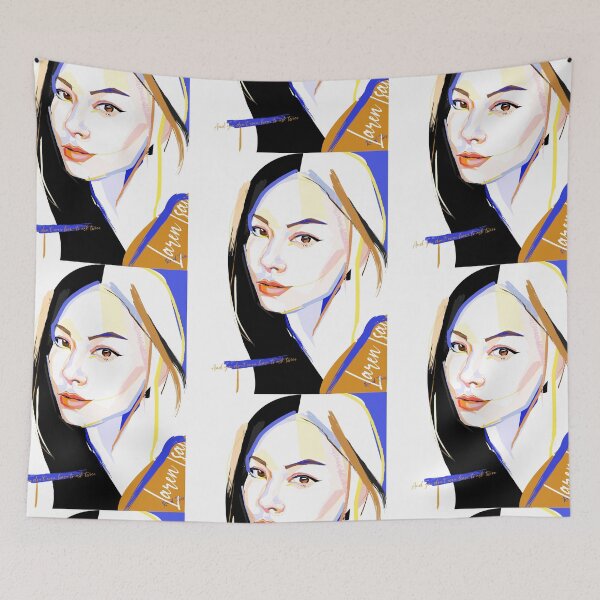 Item preview, Beautiful Asian Editorial Portrait designed and sold by WULFLAND ARTS.