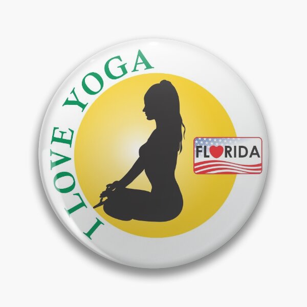 Item preview, I love Yoga and Florida designed and sold by hemart.
