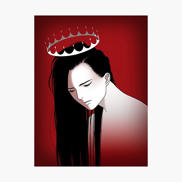 The Bone Shard Emperor (red variation) Photographic Print