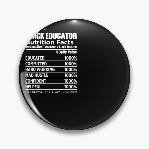 Item preview, Black Educator Nutrition designed and sold by UrbanApparel.