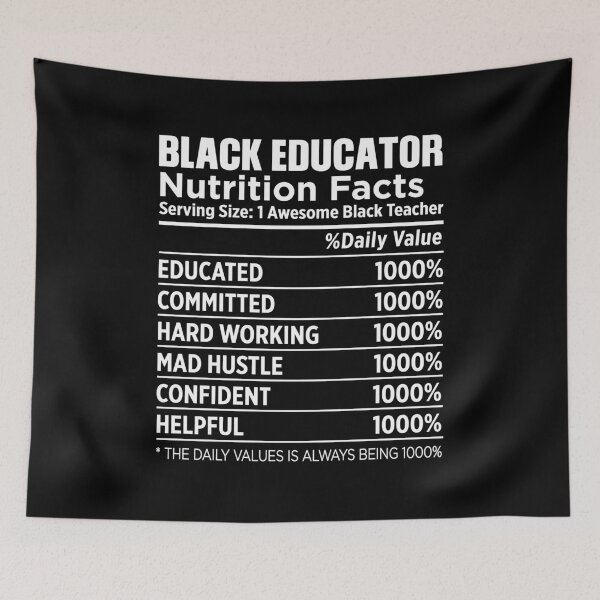 Item preview, Black Educator Nutrition designed and sold by UrbanApparel.