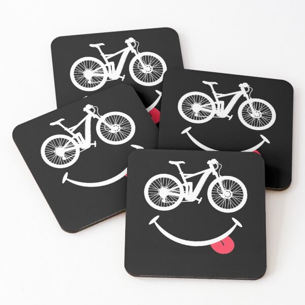 Item preview, Bike Smiley Face Funny MTB Cycling Gift designed and sold by BaseStore.