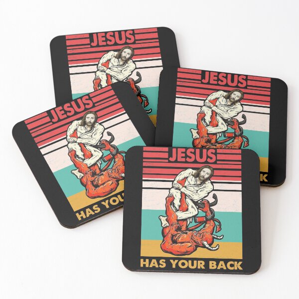 Item preview, Brazilian Jiu Jitsu Jesus Has Your Back Vintage designed and sold by BaseStore.