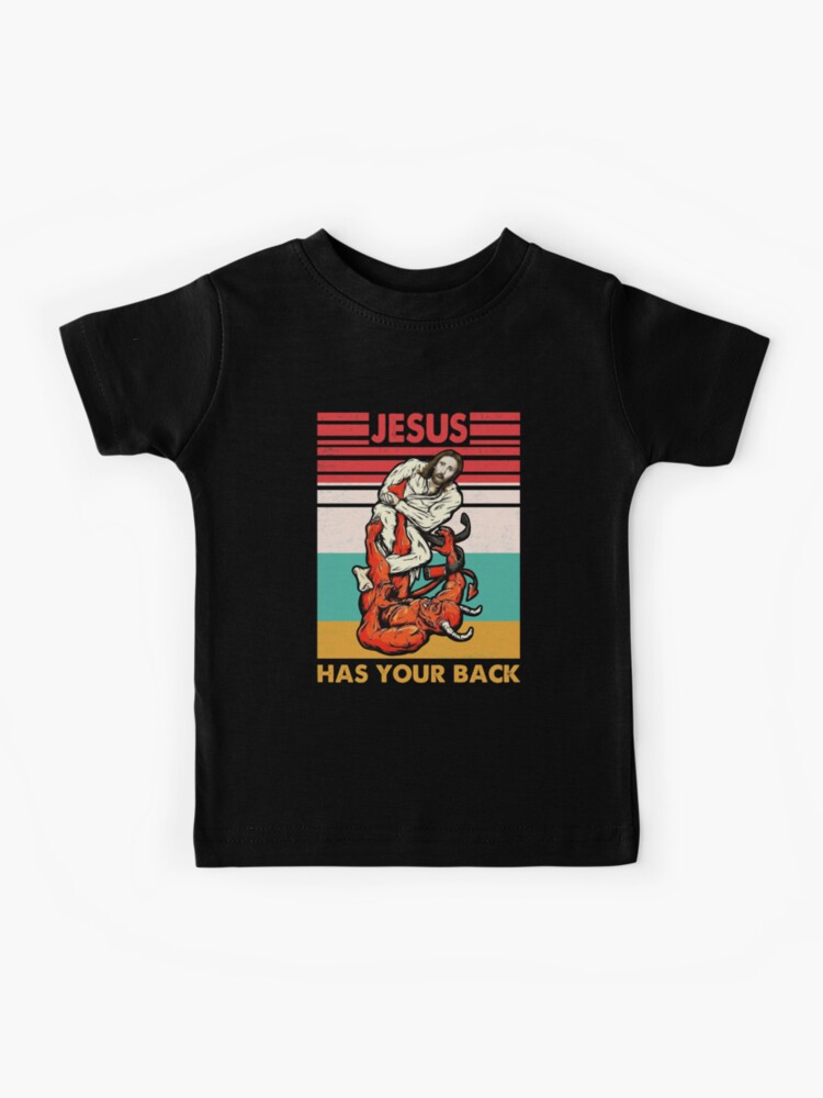 Brazilian Jiu Jitsu Jesus Has Your Back Vintage