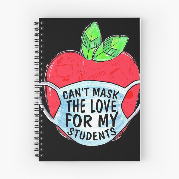 Item preview, Can't Mask My Love Of Teaching Back To School Teacher Apple Quarantined 2020 designed and sold by BaseStore.