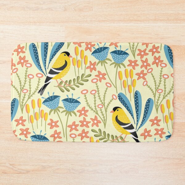 Item preview, DIGITAL TRENDS RETRO GOLDFINCH PATTERN designed and sold by THE AMERICAN TEEVANGELIST.