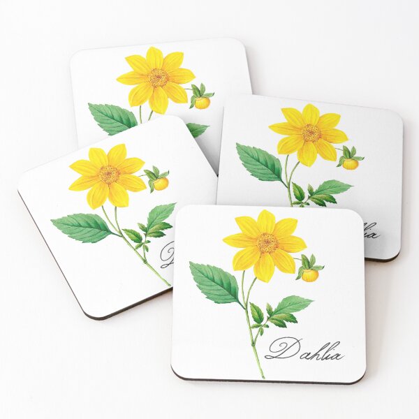 Item preview, Dahlia Flower Illustration  designed and sold by the-cold-dots.