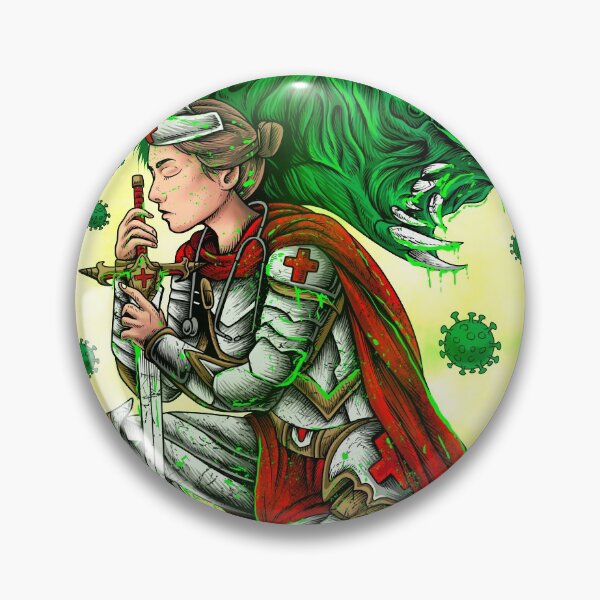 Item preview, Covid Nurse Warrior designed and sold by Nursebeyond.