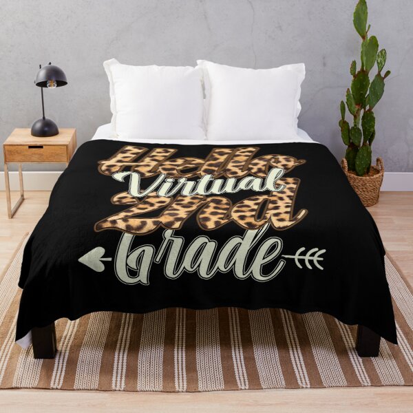 Item preview, Hello Virtual 2nd Grade Leopard Print Teacher Kids Gift designed and sold by BaseStore.