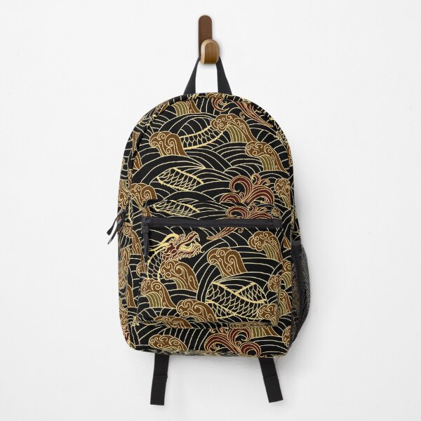 Item preview, beautiful dragon pattern with ocean waves designed and sold by gurvindersohi3.
