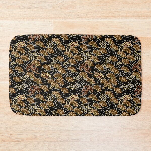 Item preview, beautiful dragon pattern with ocean waves  designed and sold by gurvindersohi3.