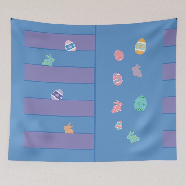 Item preview, Happy Easter Bunny hunting egg blue for boy Special design for crazy socks designed and sold by koonam.