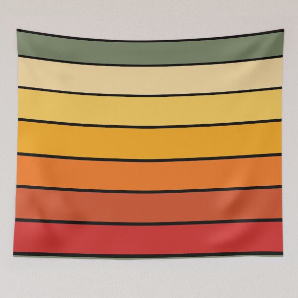 Item preview, Vintage sunset shade happy trend colorful design for sock designed and sold by koonam.