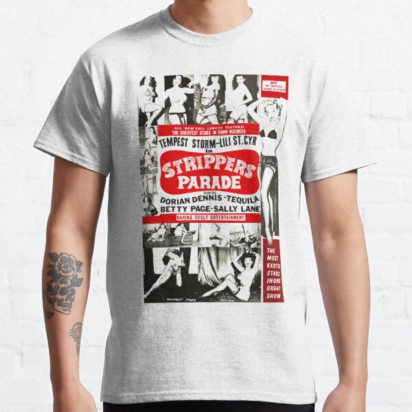 T Shirts Vintage Stripper Redbubble