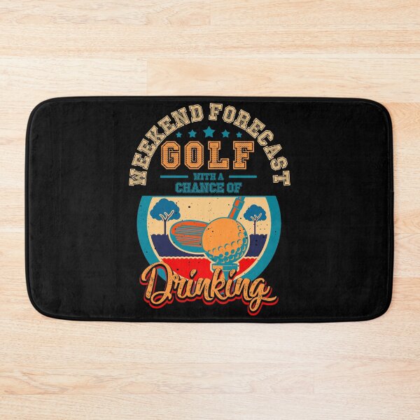 Item preview, Vintage Weekend Golf With A Chance Of Drinking Forecast Golf Funny Golf Gift Golfer Player designed and sold by BaseStore.