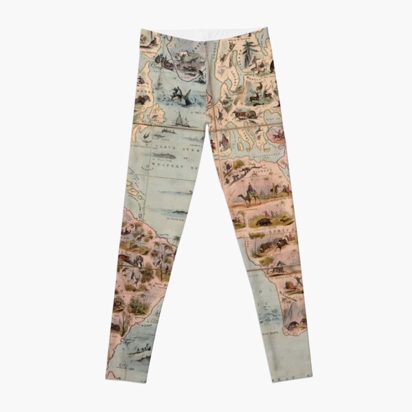 Legging mappemonde shop